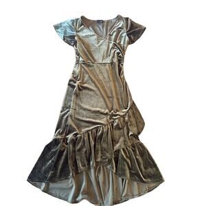 Green Lucy Paris Wrap Dress Size Small